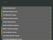 Tablet Screenshot of 13.net